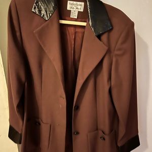 Charles Wusch 100% Wool Coat
